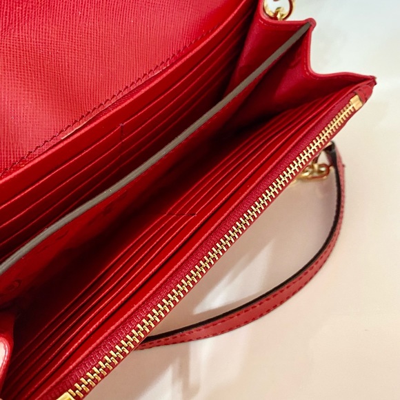 🏅SOLD🌈NEW🌈Tory Burch crossbody bag/shoulder bag/wallet-clutch/wallet on chain - Picture 11 of 12